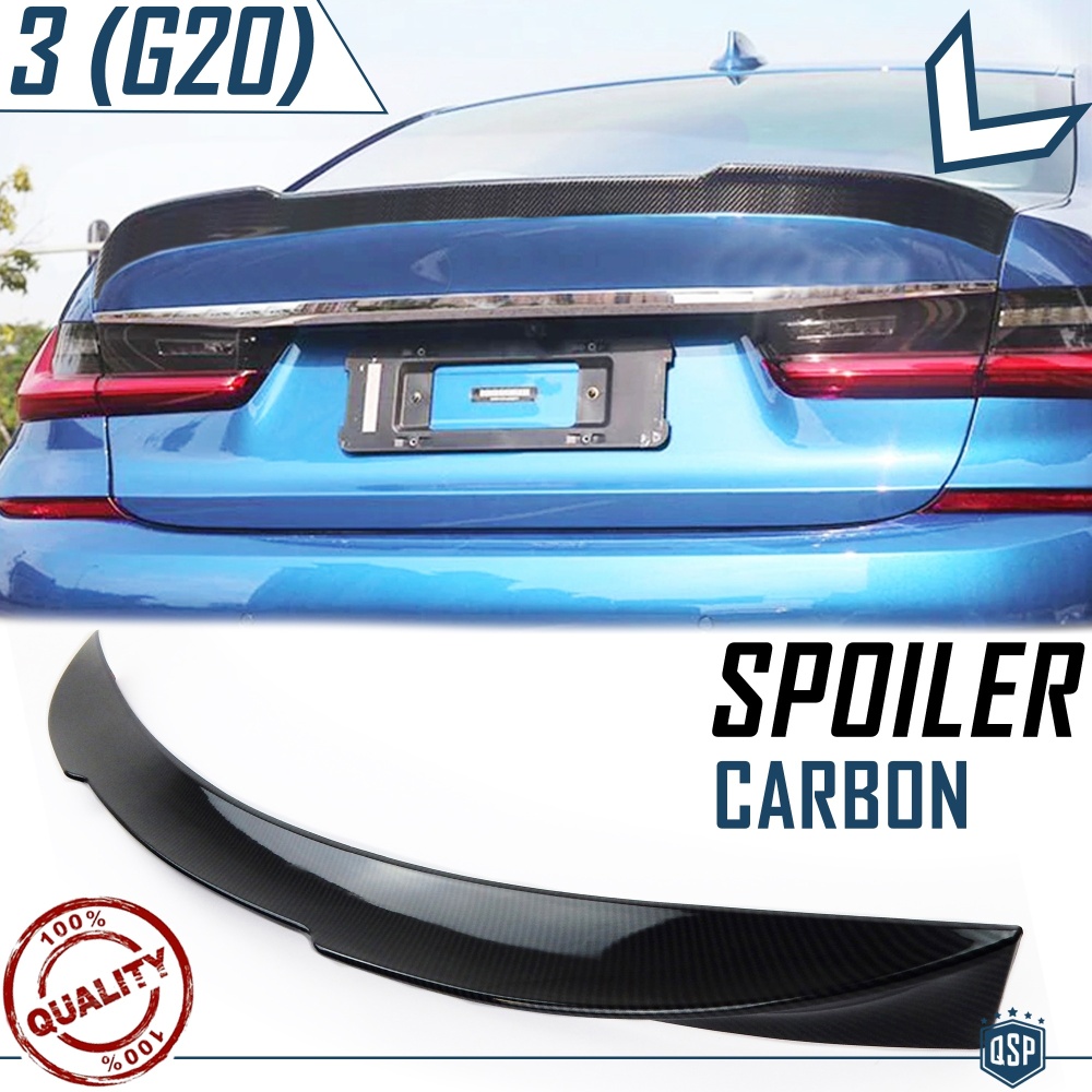 SPOILER Alerón Trasero PARA BMW Serie 3 (G20) 2019- | Labio Maletero CARBON Adhesivo SPOILER Alerón Trasero PARA BMW Serie 3 (G20) 2019- | Labio Maletero CARBON Adhesivo