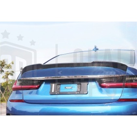 SPOILER Alerón Trasero PARA BMW Serie 3 (G20) 2019- | Labio Maletero CARBON Adhesivo