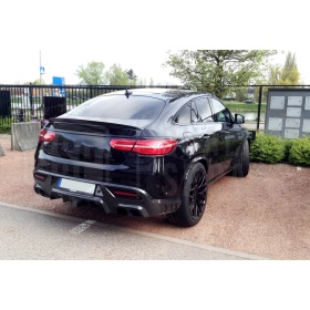 SPOILER Alerón Trasero PARA Mercedes GLE COUPE' (C292) 15-18 | Labio Maletero NEGRO Adhesivo