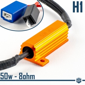 X1 Resistencia Canbus 50W-8 OHM para Led H1 Cancelador Error Decodificador Suplementario