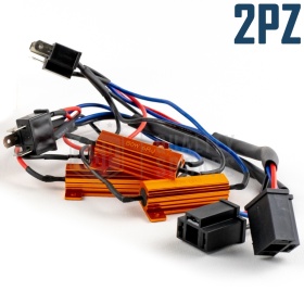 X2 Canbus Filters RESISTORS 50W-6 OHM for H4 kit Led Bulbs Warning ERROR FREE Cancellers Decoders