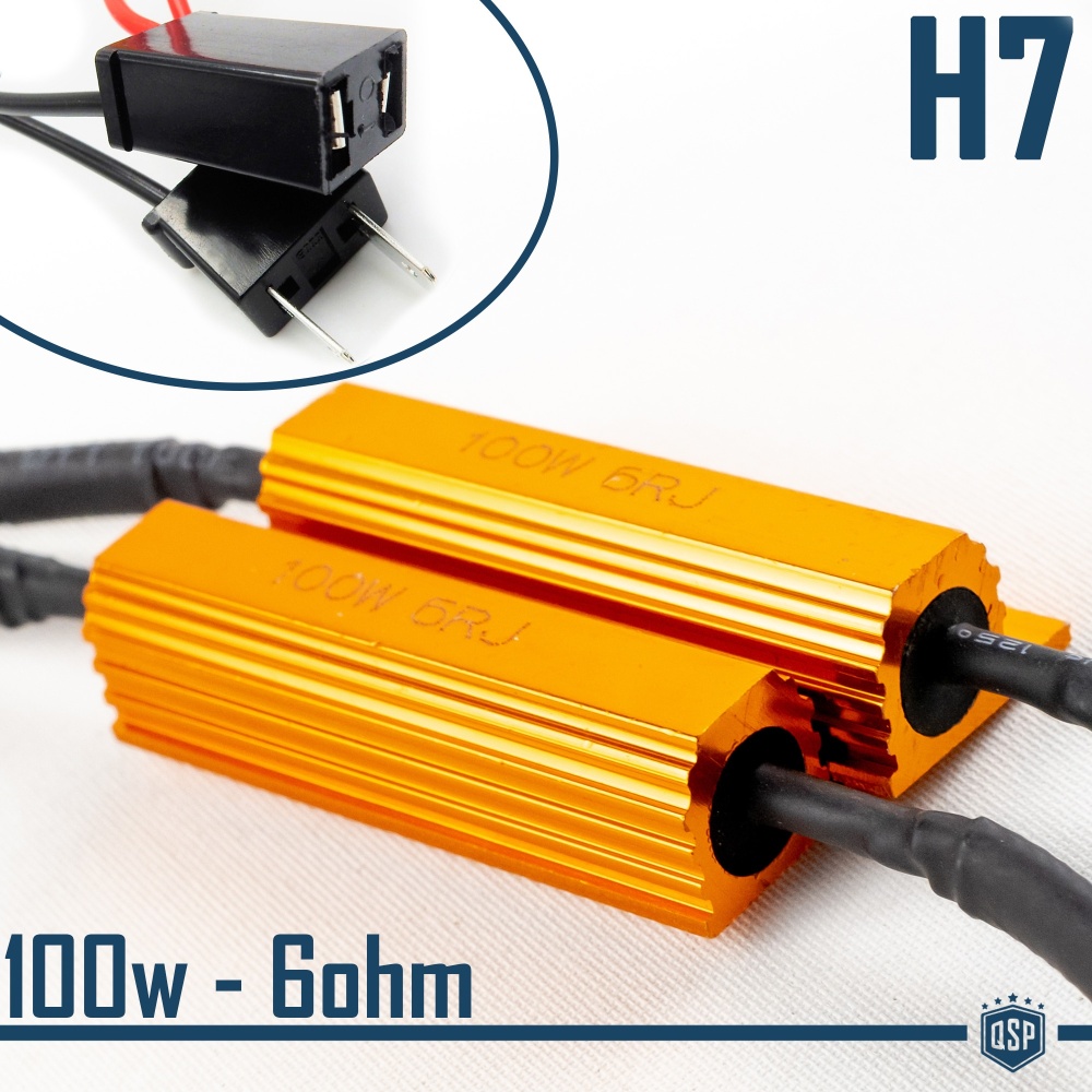 X2 H7 Canbus Fehlerfreie Filtern Decoder 100W-6 OHM Für Led Lampen Lastwiderstand Widerstände Widerstand