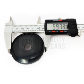 X4 TAPAS 60mm, Tapabujes de ABS Negro de Calidad PARA Centro de Llantas de Aleación