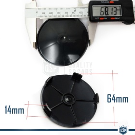 X4 TAPAS 68mm Negros para BMW Serie 1 2 3 4 5 6 7 M Z Tapabujes de ABS de Calidad PARA Centro de Llantas de Aleación