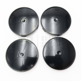 X4 TAPAS 68mm Negros para BMW Serie 1 2 3 4 5 6 7 M Z Tapabujes de ABS de Calidad PARA Centro de Llantas de Aleación
