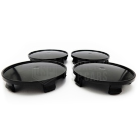 X4 TAPAS 68mm Negros para BMW Serie 1 2 3 4 5 6 7 M Z Tapabujes de ABS de Calidad PARA Centro de Llantas de Aleación
