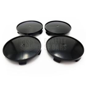 X4 TAPAS 68mm Negros para BMW Serie 1 2 3 4 5 6 7 M Z Tapabujes de ABS de Calidad PARA Centro de Llantas de Aleación
