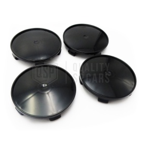X4 TAPAS 68mm Negros para BMW Serie 1 2 3 4 5 6 7 M Z Tapabujes de ABS de Calidad PARA Centro de Llantas de Aleación