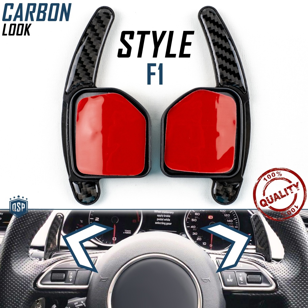 2 Steering Wheel Paddle Shift for AUDI A3 A4 A5 A6 A8 TT Q5 Q7 R8 | Carbon Fiber Paddle Shifters 2 Steering Wheel Paddle Shift for AUDI A3 A4 A5 A6 A8 TT Q5 Q7 R8 | Carbon Fiber Paddle Shifters