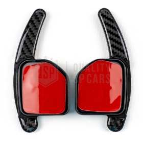 2 Steering Wheel Paddle Shift for AUDI A3 A4 A5 A6 A8 TT Q5 Q7 R8 | Carbon Fiber Paddle Shifters