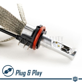 1 Bombilla H15 LED CANBUS Luces Diurnas DRL + Carretera 6500K Blanco 6000 LUMEN