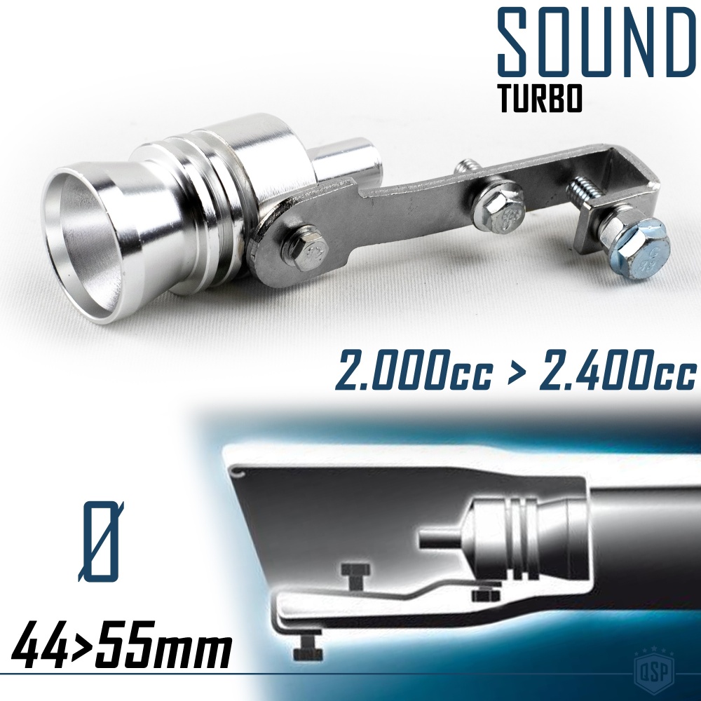 Turbo Sound Whistle Simulator Pipe Car Tuning | Whistle Turbine Simulator | Blow Off Valve For Muffler Ø 44-55mm