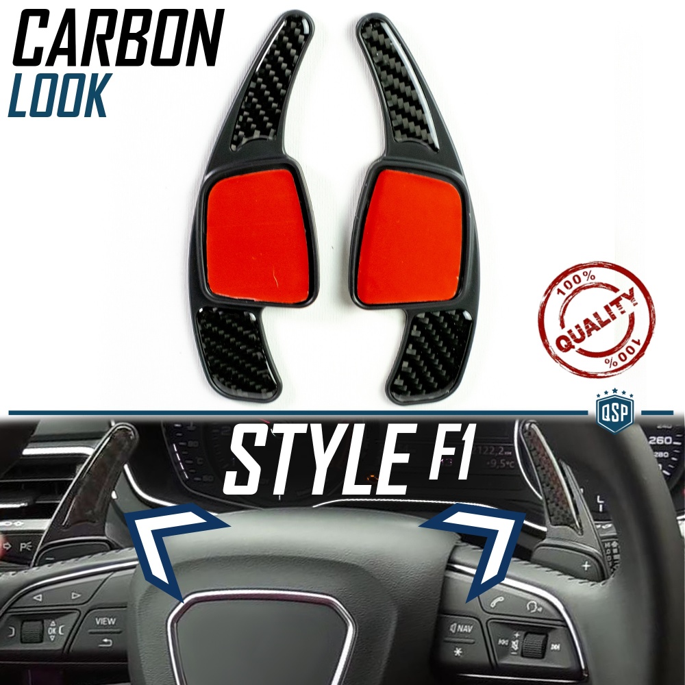 2 Steering Wheel Paddle Shift for AUDI A3 A4 A5 A6 A7 Q2 Q5 Q7 Q8 TT R8 | Carbon Paddle Shifters 2 Steering Wheel Paddle Shift for AUDI A3 A4 A5 A6 A7 Q2 Q5 Q7 Q8 TT R8 | Carbon Paddle Shifters