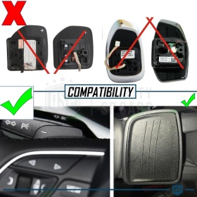 2 Steering Wheel Paddle Shift for AUDI A3 A4 A5 A6 A7 Q2 Q5 Q7 Q8 TT R8 | Carbon Paddle Shifters
