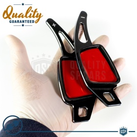Steering Wheel Paddle Shift for AUDI A3 A4 A5 A6 A7 Q2 Q5 Q7 Q8 TT R8 | Black Steel Paddles