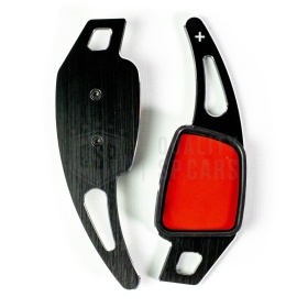 Steering Wheel Paddle Shift for AUDI A3 A4 A5 A6 A7 Q2 Q5 Q7 Q8 TT R8 | Black Steel Paddles