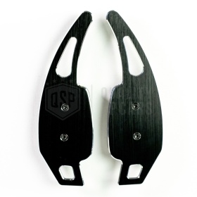 Steering Wheel Paddle Shift for AUDI A3 A4 A5 A6 A7 Q2 Q5 Q7 Q8 TT R8 | Black Steel Paddles