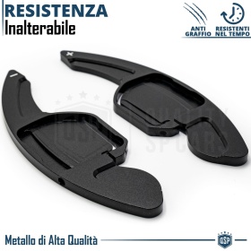 2 Steering Wheel Paddle Shift for AUDI A1 A3 A4 A5 A6 A7 A8 Q3 Q5 Q7 | Black Aluminum Paddle Shifters
