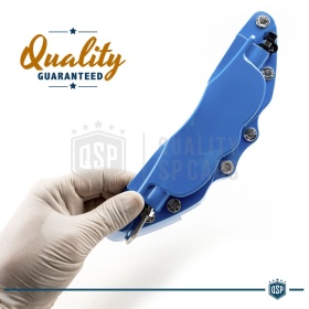 2 CUBRE PINZAS Freno Azules Universales para Coches 24CM en Aleación de Aluminio