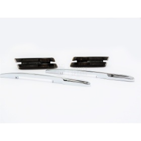 X2 Intermitentes de LED Para BMW X1 E84 | 100% CANBUS Plug & Play Lente NEGRA Raya CROMADA