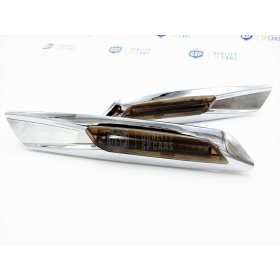 2 Intemitentes para BMW X3 E83 | CANBUS Cromado + Lente Negra