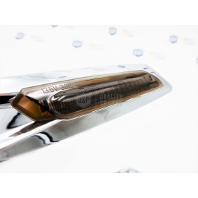 2 Intemitentes para BMW X3 E83 | CANBUS Cromado + Lente Negra