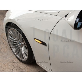 2 Intemitentes LED para BMW X3 E83 | CANBUS Negro + Lente Blanca