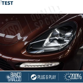 2 FAROS DELANTEROS LED Para Porsche Cayenne 2 (92A) 10-14 APROBADO | Transformación de Faros de Nuevo Modelo