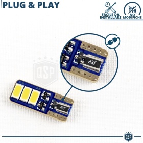 X2 Bombillas LED T10 W5W CANbus NO Error | Luz Blanca 6500K | Plug & Play