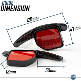 2 Levas de Volante para AUDI A3 (8P) 04-13 | Levas de Cambio Carbono