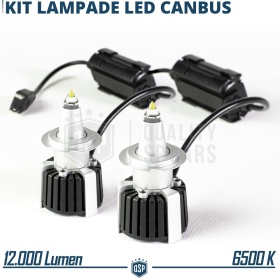 Kit Bombillas LED H7 de Cuarzo 360° CANBUS | Luz Blanca Potente 6500K 55W