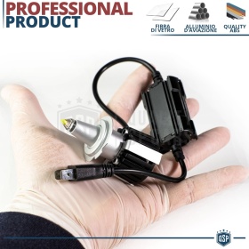 Kit Bombillas LED H7 de Cuarzo 360° CANBUS | Luz Blanca Potente 6500K 55W
