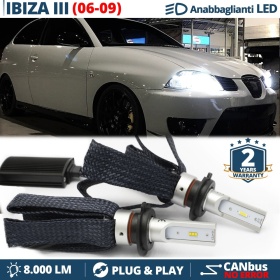 Kit Luci LED H7 per Seat IBIZA 3 6L Restyling Anabbaglianti CANbus | Bianco Potente 6500K 8000LM