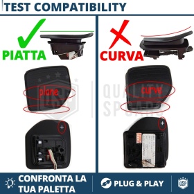 2 Levas de Volante para AUDI Q7 (4L) 10-15 | Levas de Cambio en Aluminio Negro