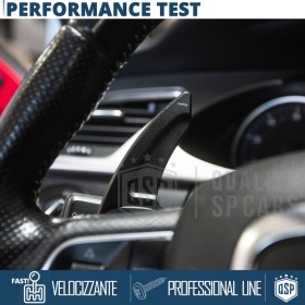2 Levas de Volante para AUDI Q7 (4L) 10-15 | Levas de Cambio en Aluminio Negro