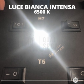 10 Bombillas LED T5 Cuadro de Instrumentos Blanco | Cambio Luz Instrumentación | Canbus, Plug & Play
