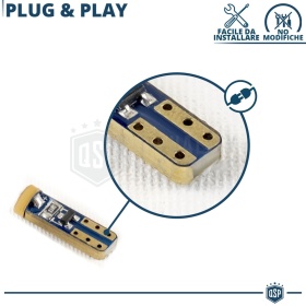 10 Bombillas LED T5 Cuadro de Instrumentos Blanco | Cambio Luz Instrumentación | Canbus, Plug & Play