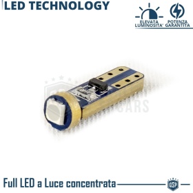 10 Bombillas LED T5 Cuadro de Instrumentos Azules | Cambio Luz Instrumentación | Canbus, Plug & Play
