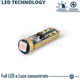 10 Lampadine LED T5 Rosse per Cruscotto | Cambio Colore Luci Quadro Strumenti | NO Error, Plug & Play