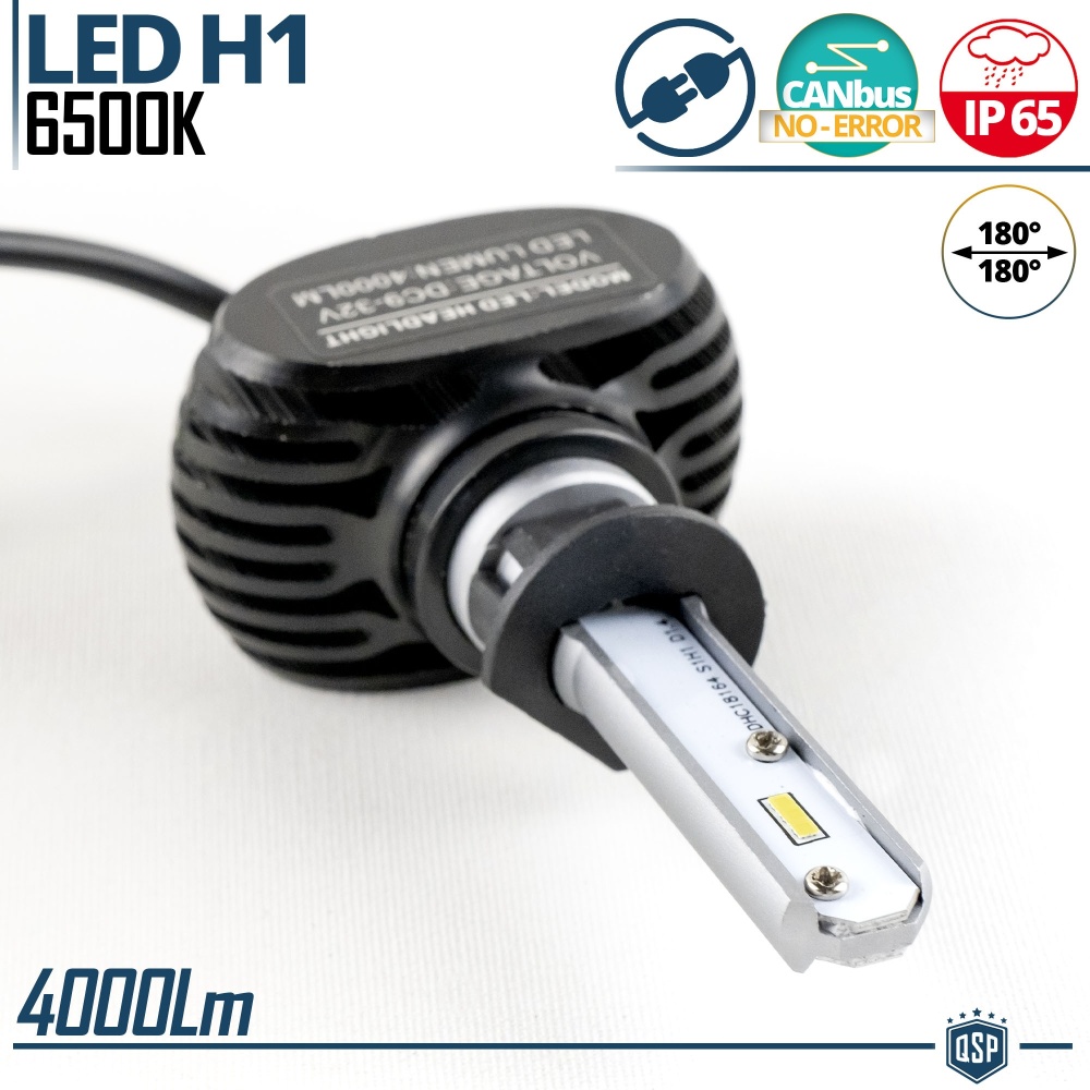 1x Bombilla LED H1 CANbus | Conversión Faros Led Luz Blanca 6500K 4000LM