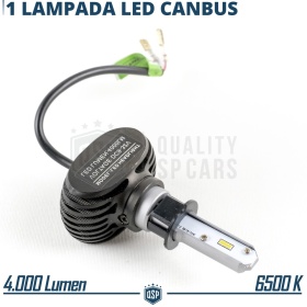 1x Bombilla LED H3 CANbus | Conversión Faros Led Luz Blanca 6500K 4000LM