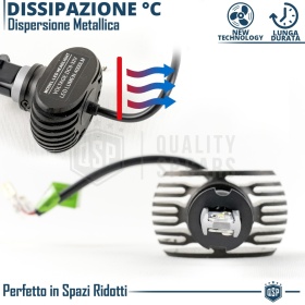 1x Bombilla LED H3 CANbus | Conversión Faros Led Luz Blanca 6500K 4000LM