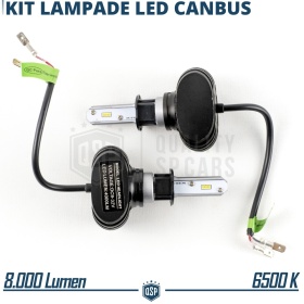 LED H3 Kit CANbus Professional | Led Bulbs Conversion White Light 6500K 8000LM