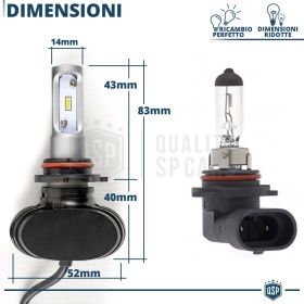 Kit LED HB3 CANbus Profesional | Bombillas Led Luz Blanco Frío 6500K 8000LM
