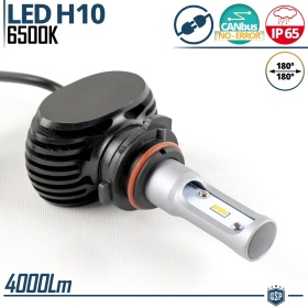 1x Bombilla LED H10 CANbus | Conversión Faros Led Luz Blanca 6500K 4000LM