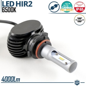 1x Bombilla LED HIR2 CANbus | Conversión Faros Led Luz Blanca 6500K 4000LM