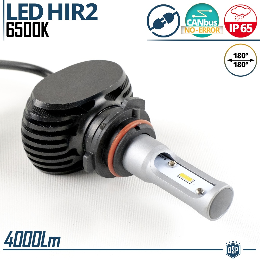 1x Bombilla LED HIR2 CANbus | Conversión Faros Led Luz Blanca 6500K 4000LM