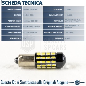 2x Bombillas LED BA9S T4W Canbus | Luces de Posición Blanco Frío 6500K | Plug & Play