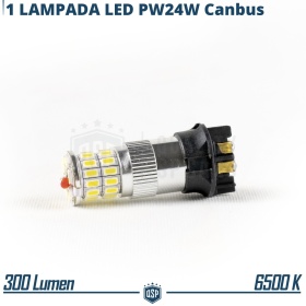 1x Bombilla LED PW24W Canbus | 360° Blanco Frío 6500K | Plug & Play