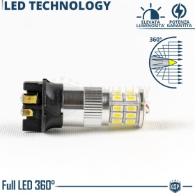 1x Bombilla LED PW24W Canbus | 360° Blanco Frío 6500K | Plug & Play